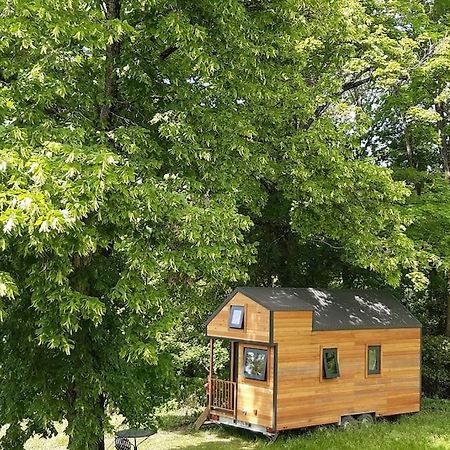 Micro Maison Bois / Tiny House Au Calme Crest Bagian luar foto