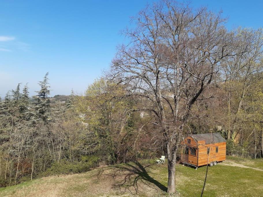 Micro Maison Bois / Tiny House Au Calme Crest Bagian luar foto