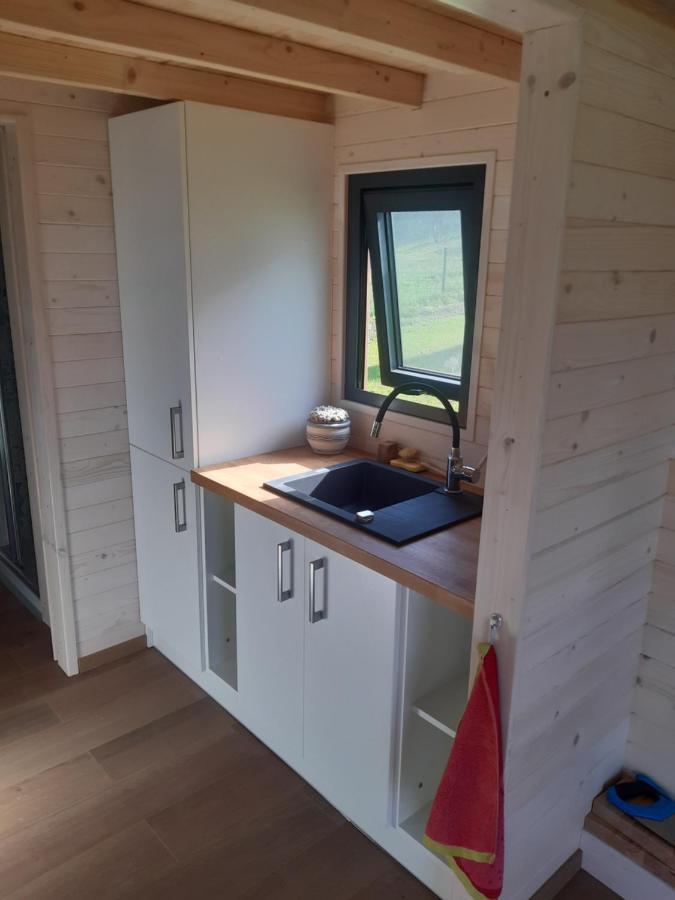 Micro Maison Bois / Tiny House Au Calme Crest Bagian luar foto